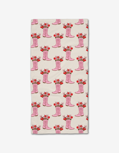Geometry - Cowgirl Boots Bar Towel