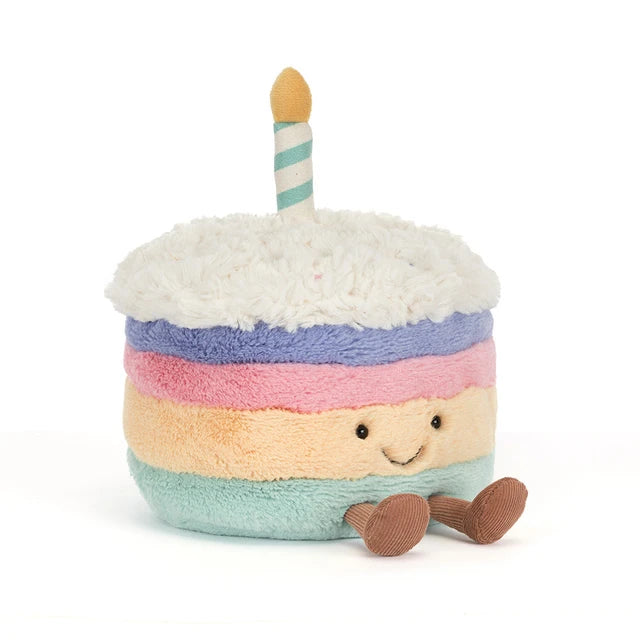 Jellycat Amuseables Rainbow Birthday Cake – Local Fare