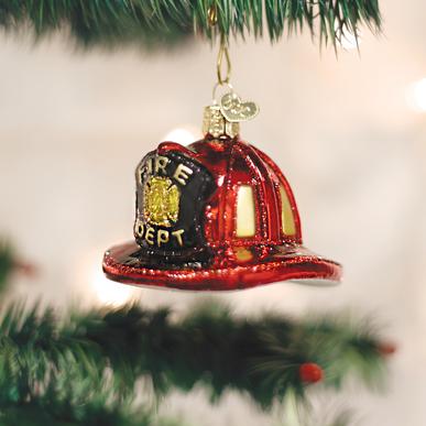 Ornament - Fireman's Helmet