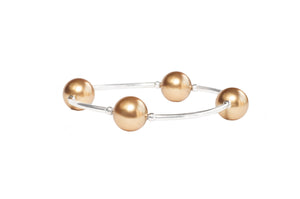 Made as Intended - 12mm Gold Pearl Blessing Bracelet