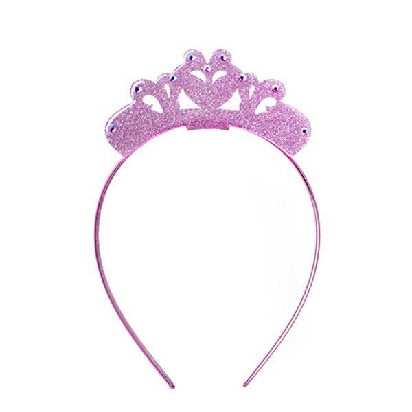 Lilies & Roses NY - Glitter Light Pink Crown Headband
