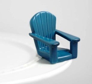 Nora Fleming Mini - Chillin' Chair Blue